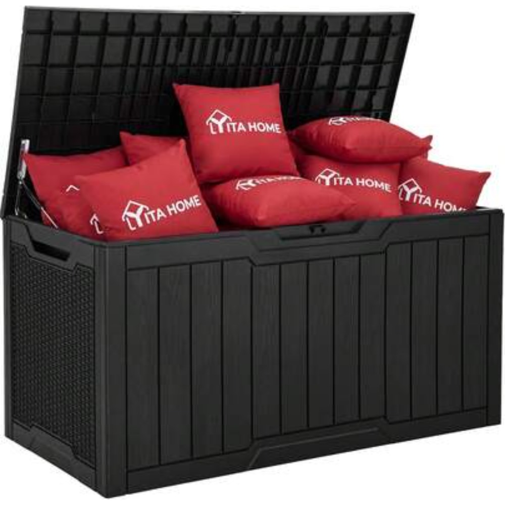 Gardening Tools Box - 100 Gallon Large Outdoor Deck Box