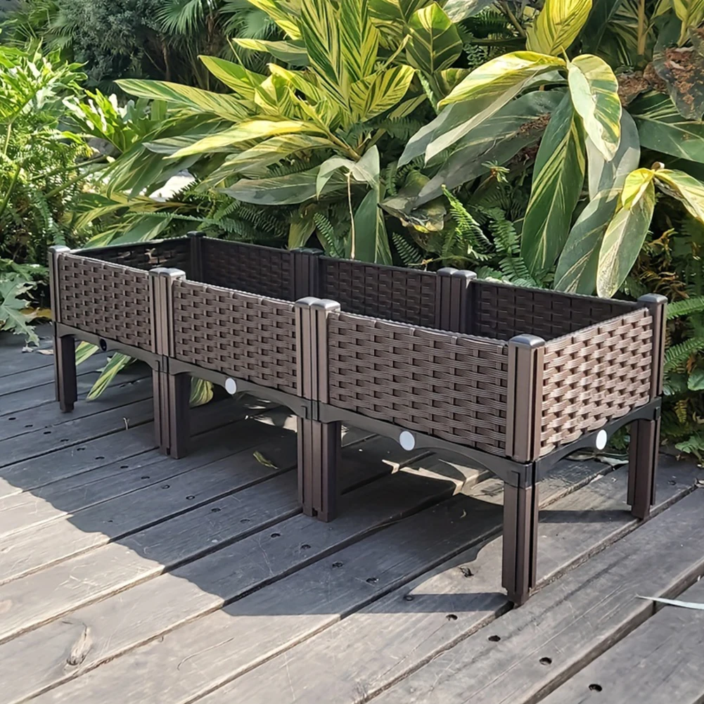 Gardening Tools Box - Large Capacity Garden Bed Vegetable Planting