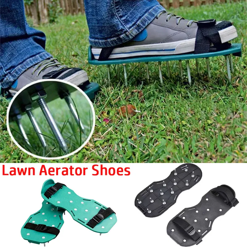 Garden Aerator Shoes Spike Wal - đánh giá và giá Gardening Tools For Weeds