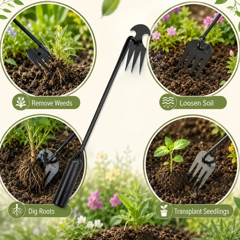 2 in 1 Garden Rake Manual Seed - đánh giá và giá Gardening Tools For Weeds