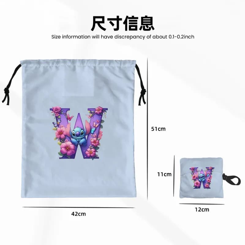 Cartoon Stich A-Z Alphabet Flo - đánh giá và giá Outdoor Planting Bag