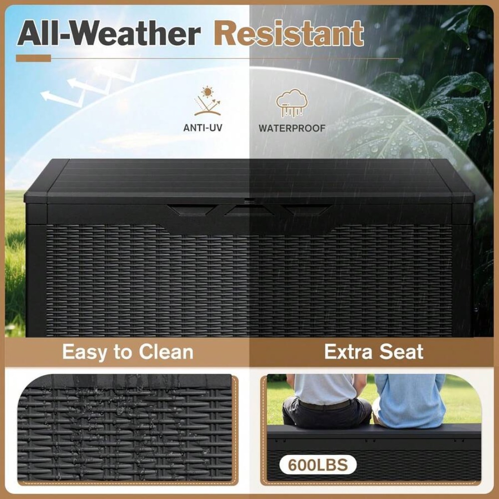 Large Lockable Outdoor Storage - đánh giá và giá Gardening Tools Storage