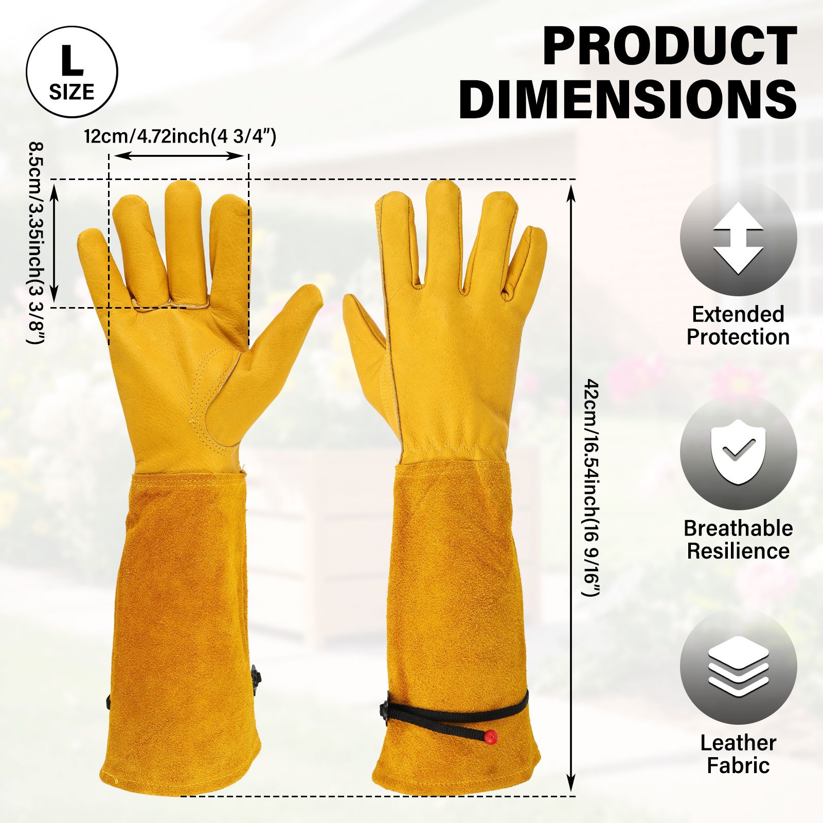 Long Gardening Gloves Adjustab - đánh giá và giá Garden Gloves Thorn Proof