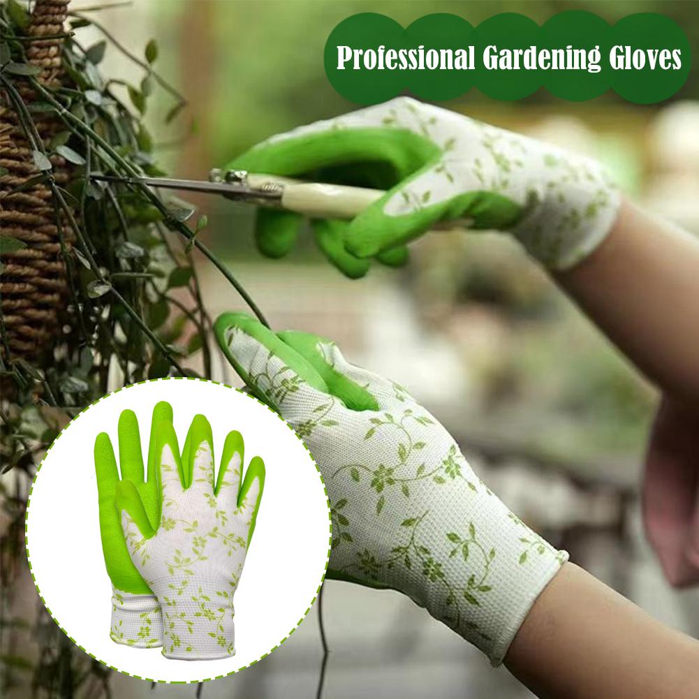 Latex Foam Printed Gardening G - đánh giá và giá Garden Gloves Thorn Proof