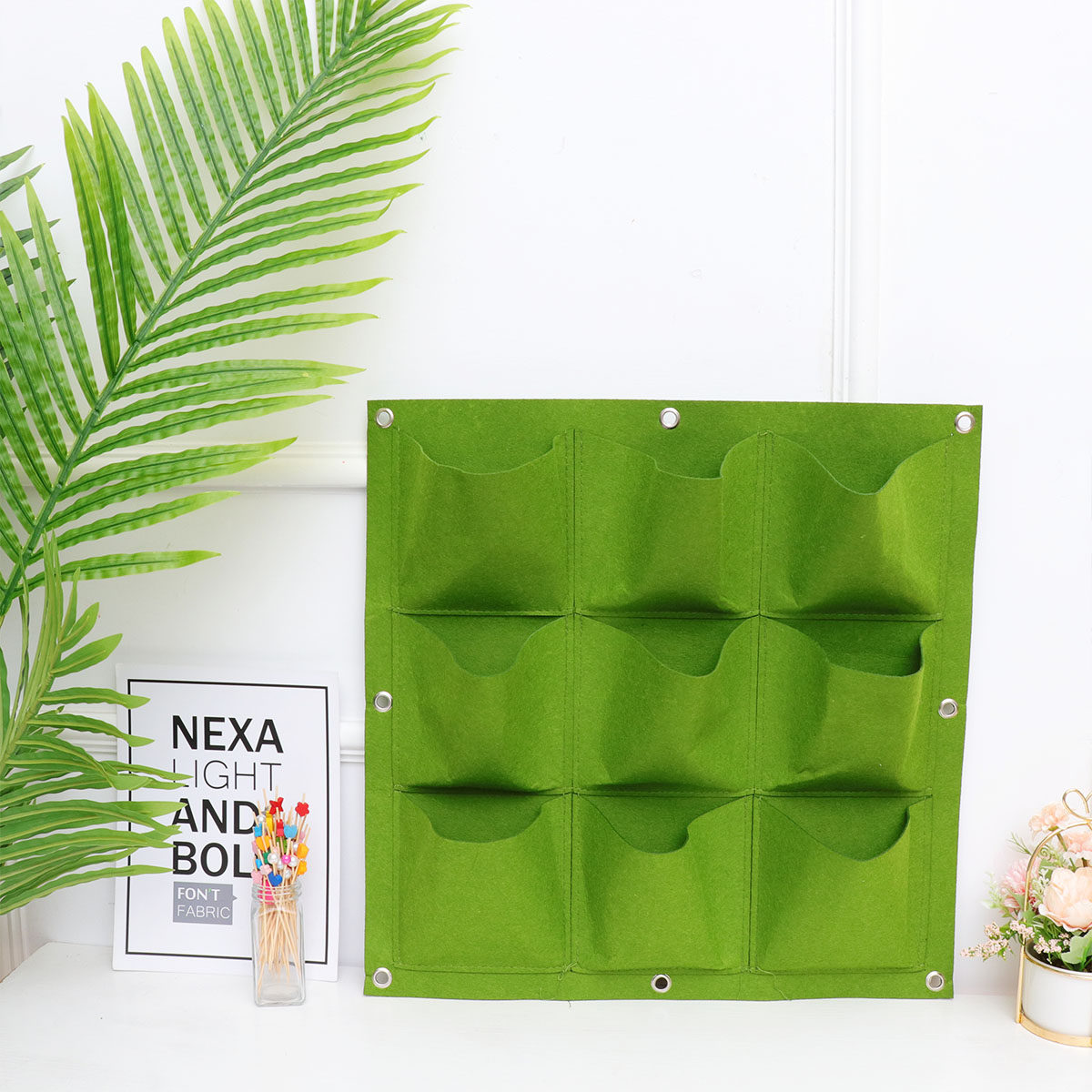 Green Vertical Wall Hanging Pl - đánh giá và giá Outdoor Planting Bag