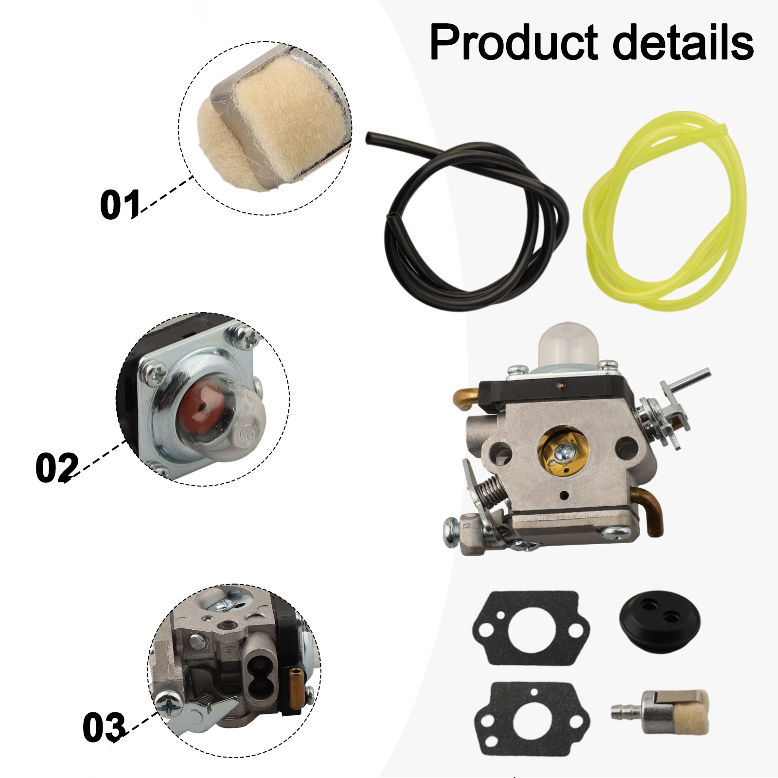 523012401 Carburetor Chainsaw  - đánh giá và giá Gardening Tools With Names