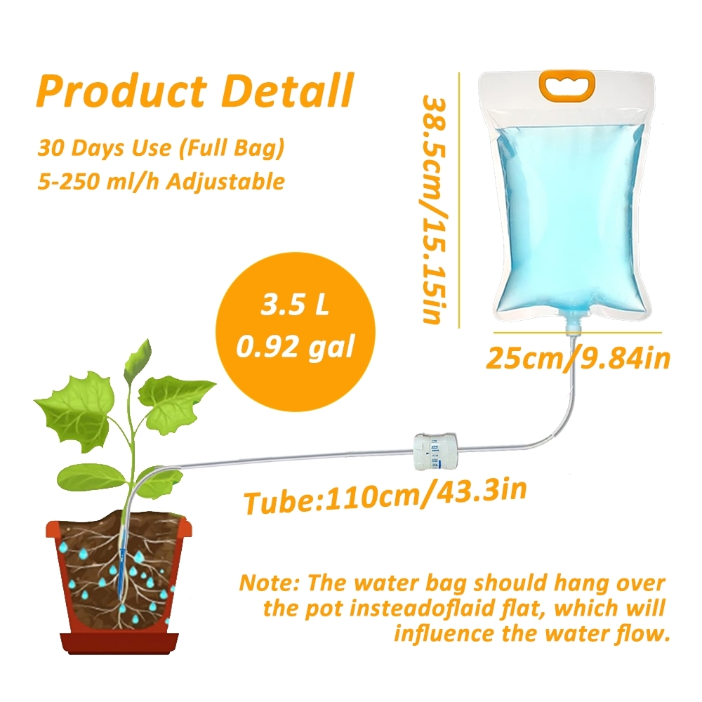 3.5L Automatic Plant Watering  - đánh giá và giá Outdoor Planting Bag