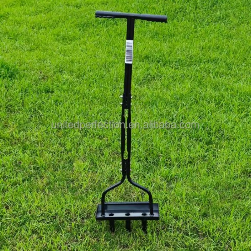 Manual Lawn Aerator Manual Cor - đánh giá và giá Gardening Tools Storage