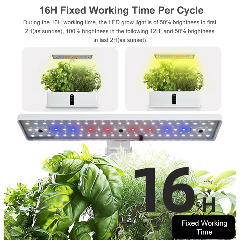 9 Pods Smart Hydroponics Growi - đánh giá và giá Led Grow Light