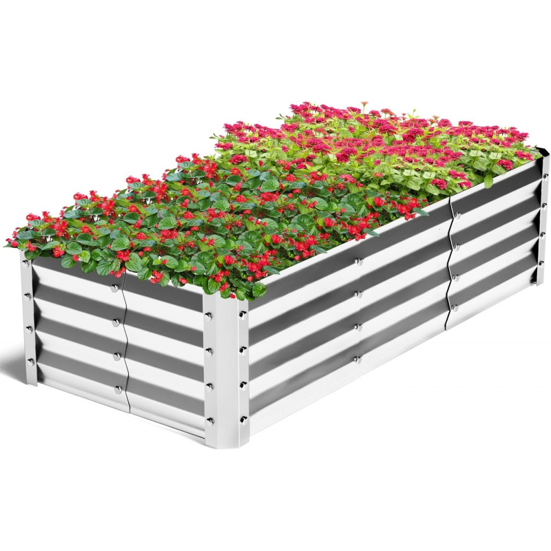 Large Bottomless Galvanized Ga - đánh giá và giá Gardening Tools Box