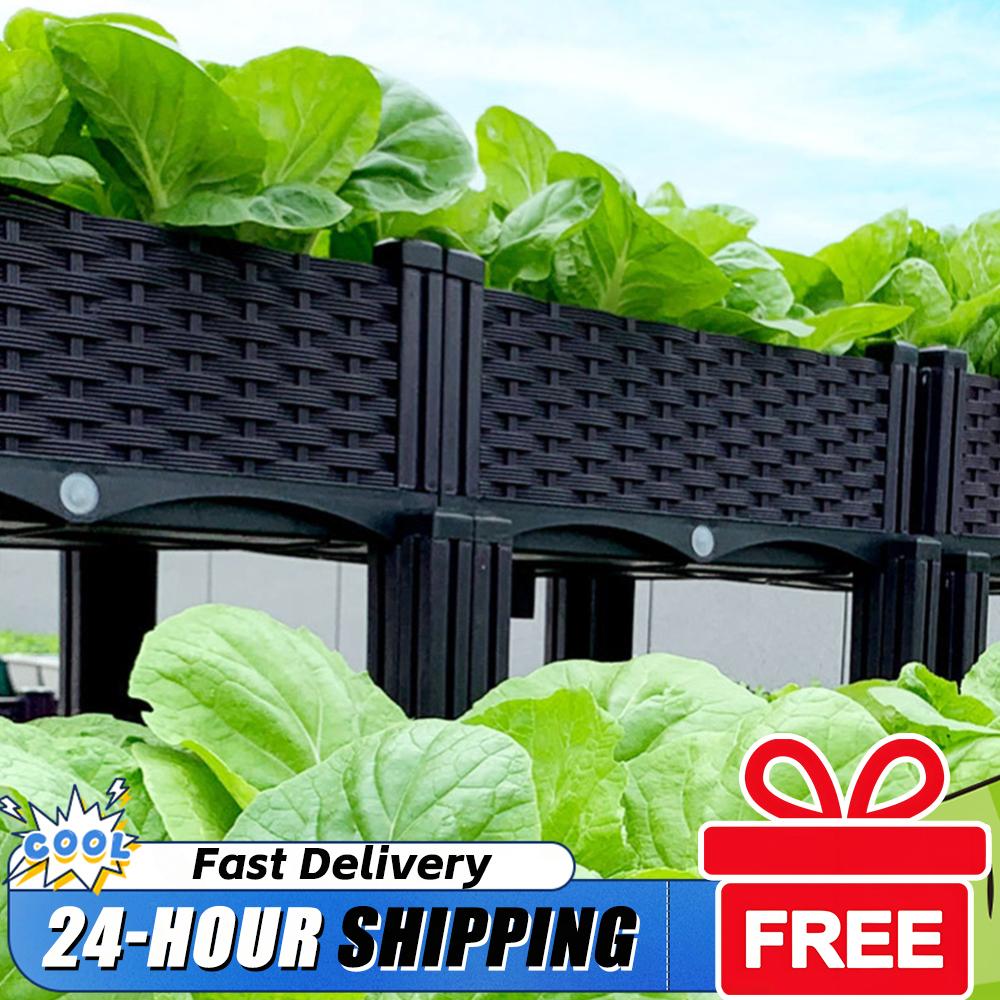 Plastic Raised Planter Box wit - đánh giá và giá Gardening Tools Box
