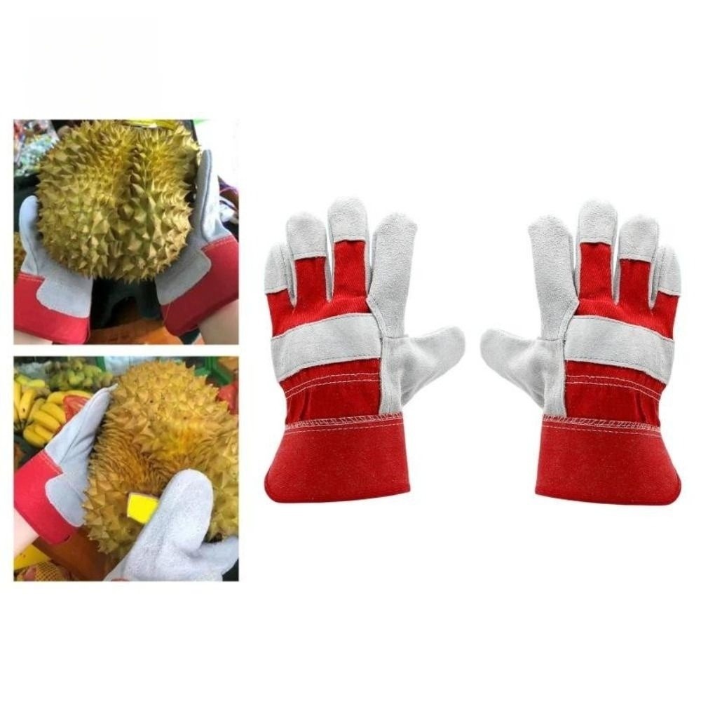 Cowhide Leather Gardening Glov - đánh giá và giá Garden Gloves Thorn Proof