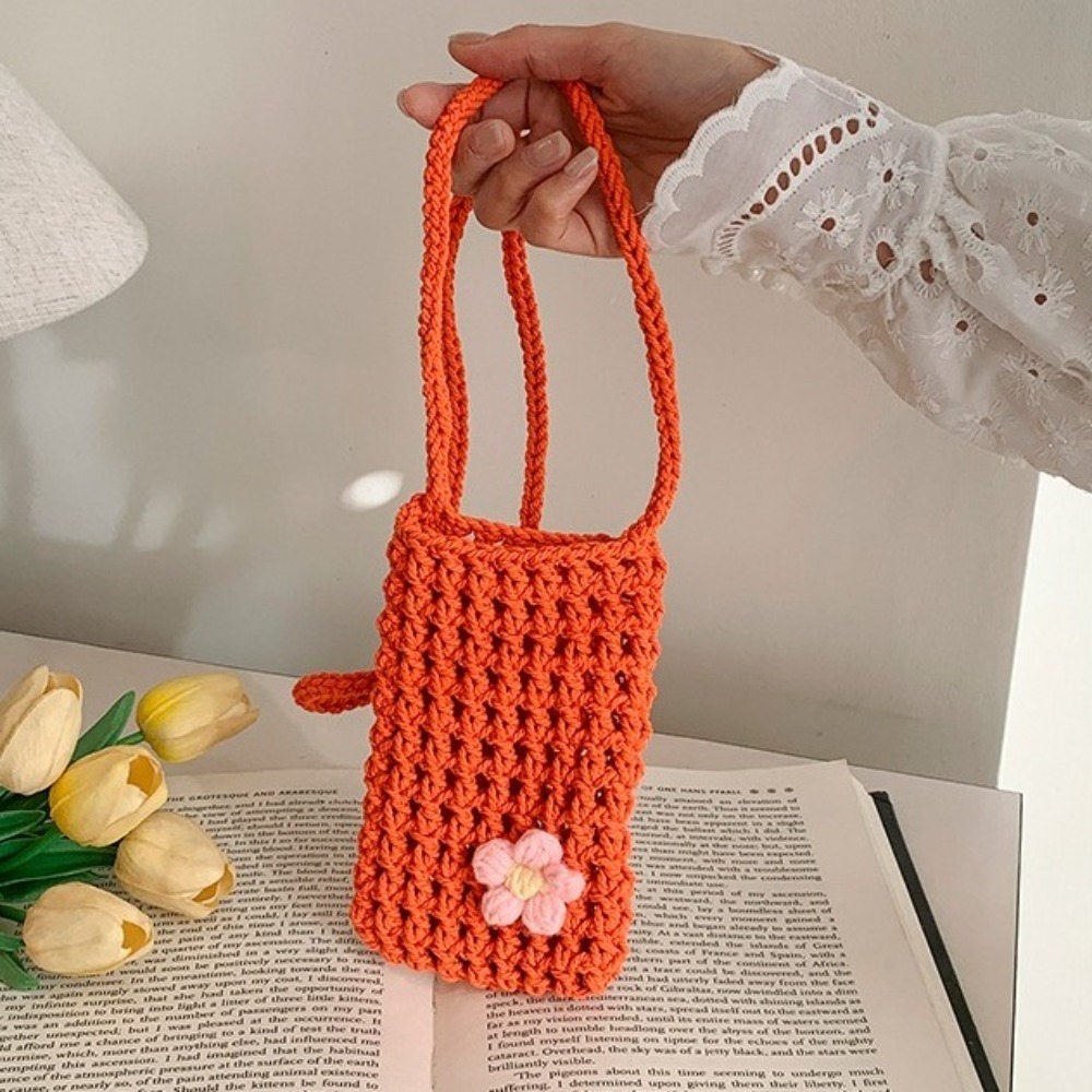 Sweet Flower Weaving Crossbody - đánh giá và giá Outdoor Planting Bag