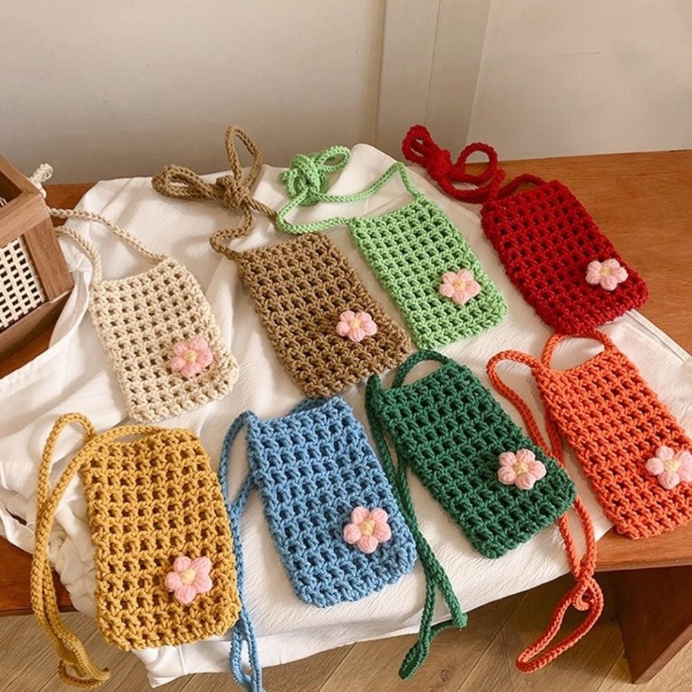 Sweet Flower Weaving Crossbody - đánh giá và giá Outdoor Planting Bag