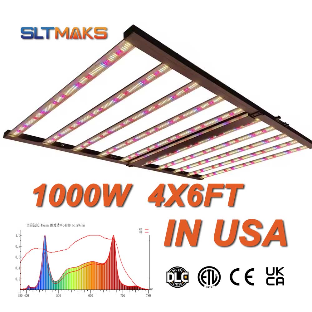 SLTMAKS 8x6FT 4X6FT 1000W Grow - đánh giá và giá Led Grow Light