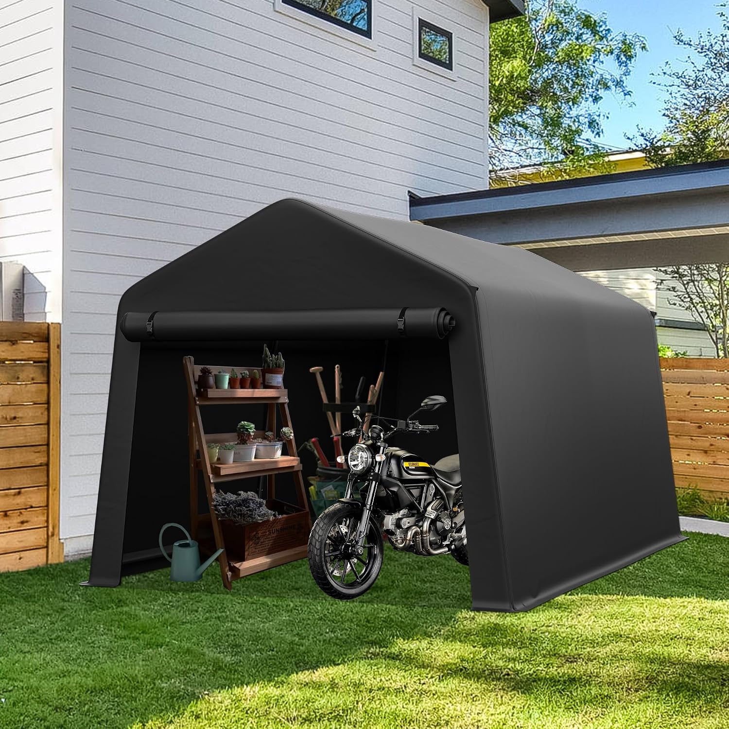 Portable Outdoor Storage Shed  - đánh giá và giá Gardening Tools In