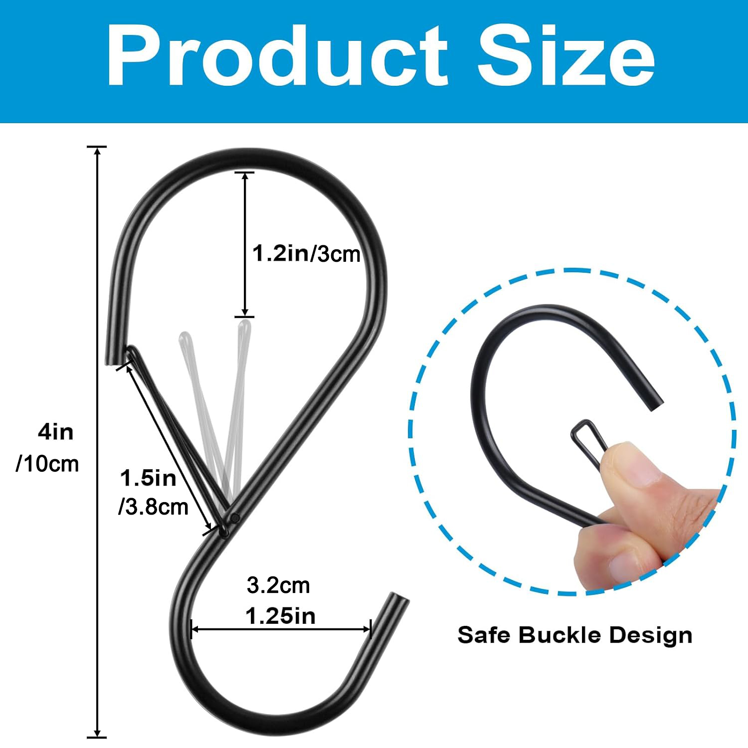 2/4/8Pcs 4Inch S Hooks for Han - đánh giá và giá Outdoor Planting Bag
