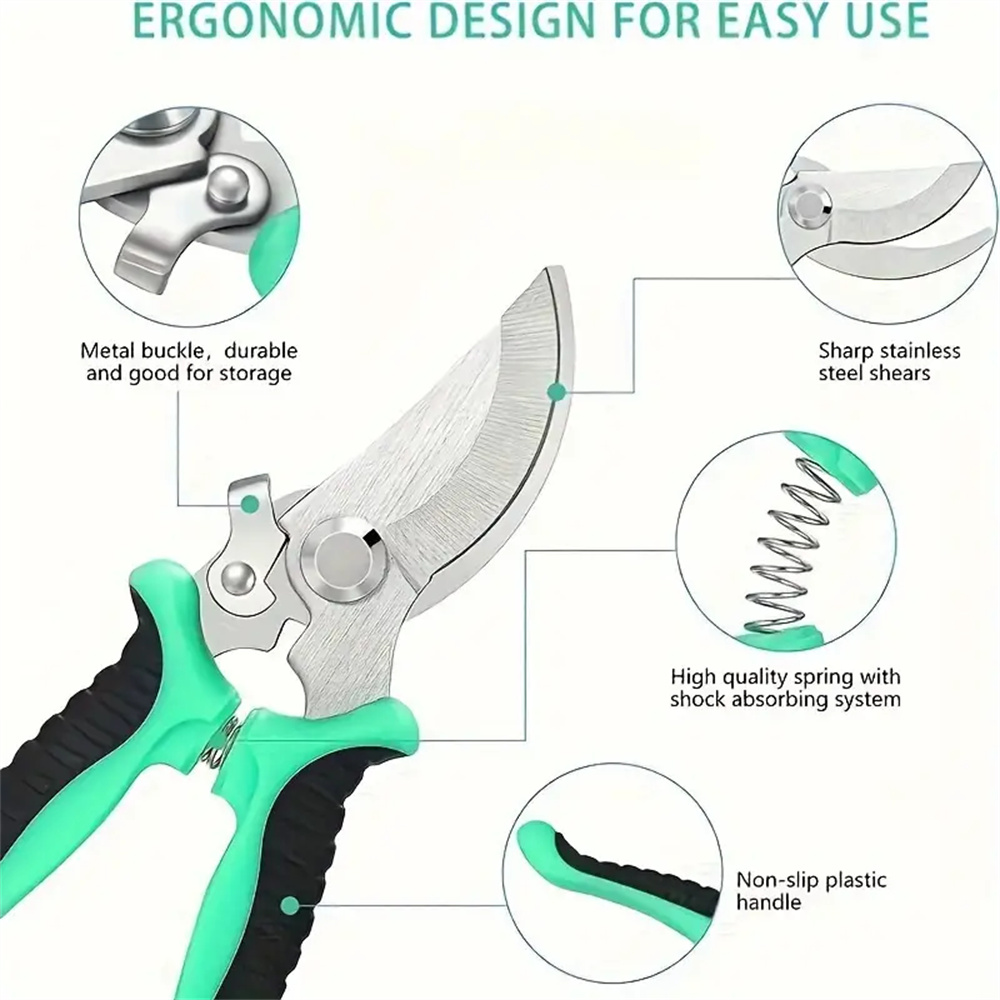 Bypass Pruner Stainless Steel  - đánh giá và giá Gardening Tools Scissors