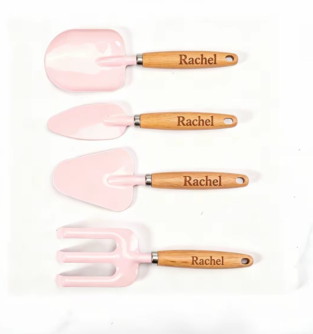 Personalized Name Mini Wooden  - đánh giá và giá Gardening Tools With Names
