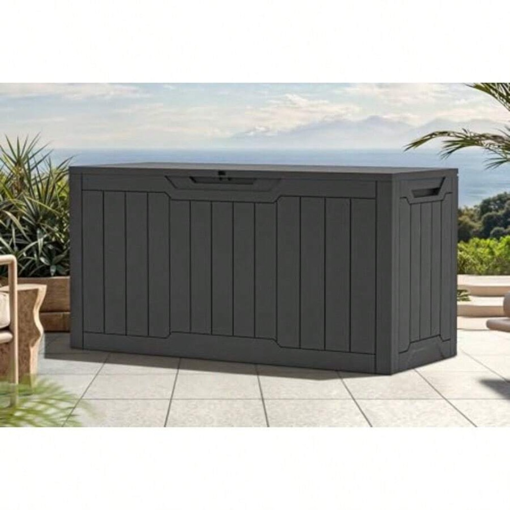 80 Gallon Waterproof Deck Box  - đánh giá và giá Gardening Tools Storage